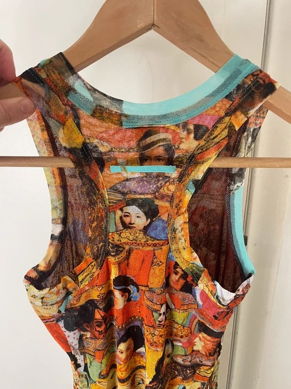 Jean Paul Soleil Mesh Dress - S