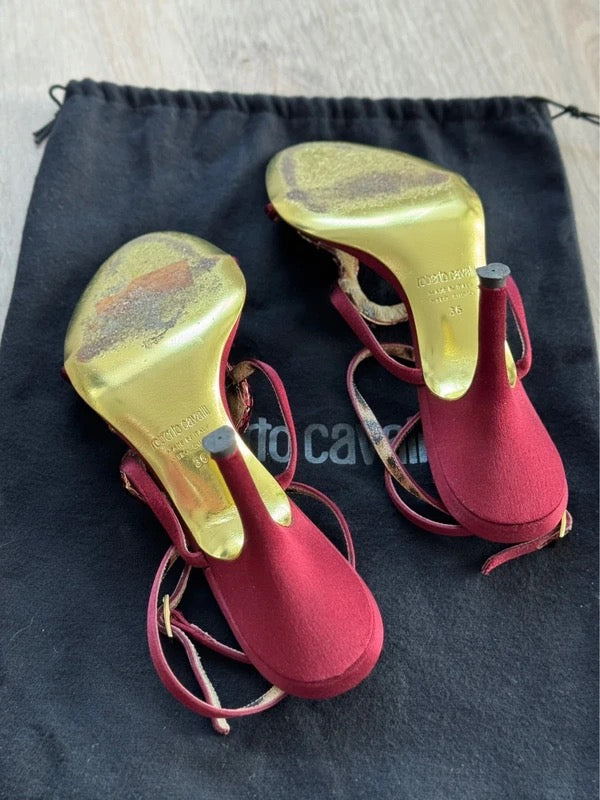 Roberto Cavalli Snake Heels - 36/36.5 (deposit plan)