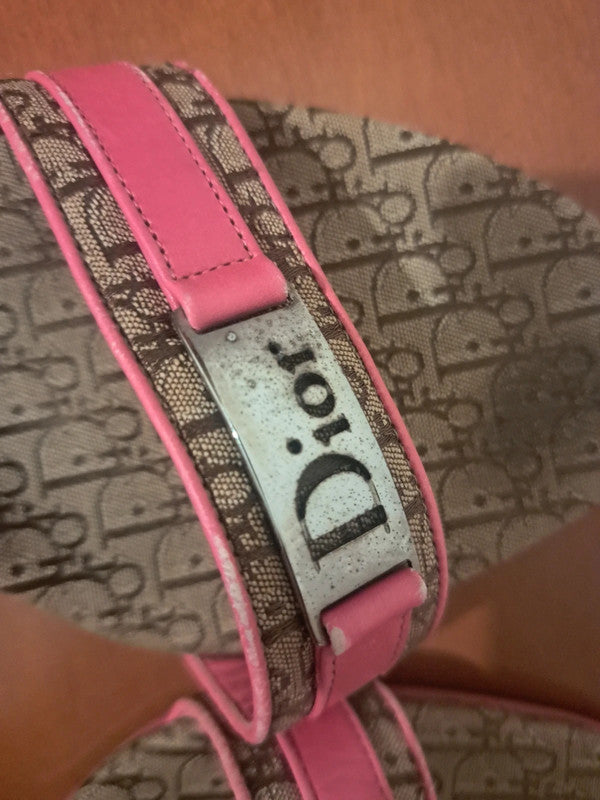 Dior Monogram Kitten Heels - 40