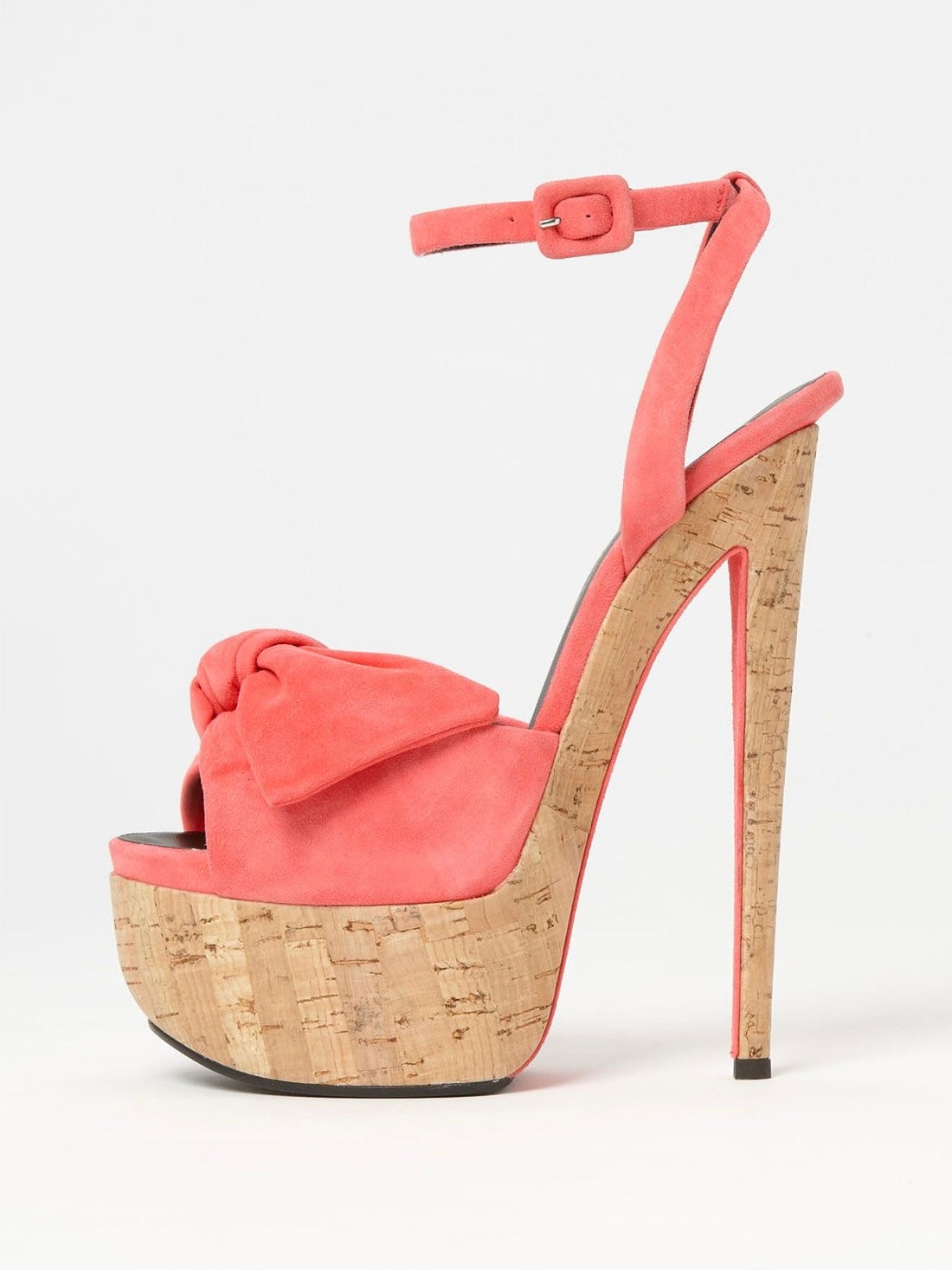 Giuseppe Zanotti Cork Platform Heels - 37.5