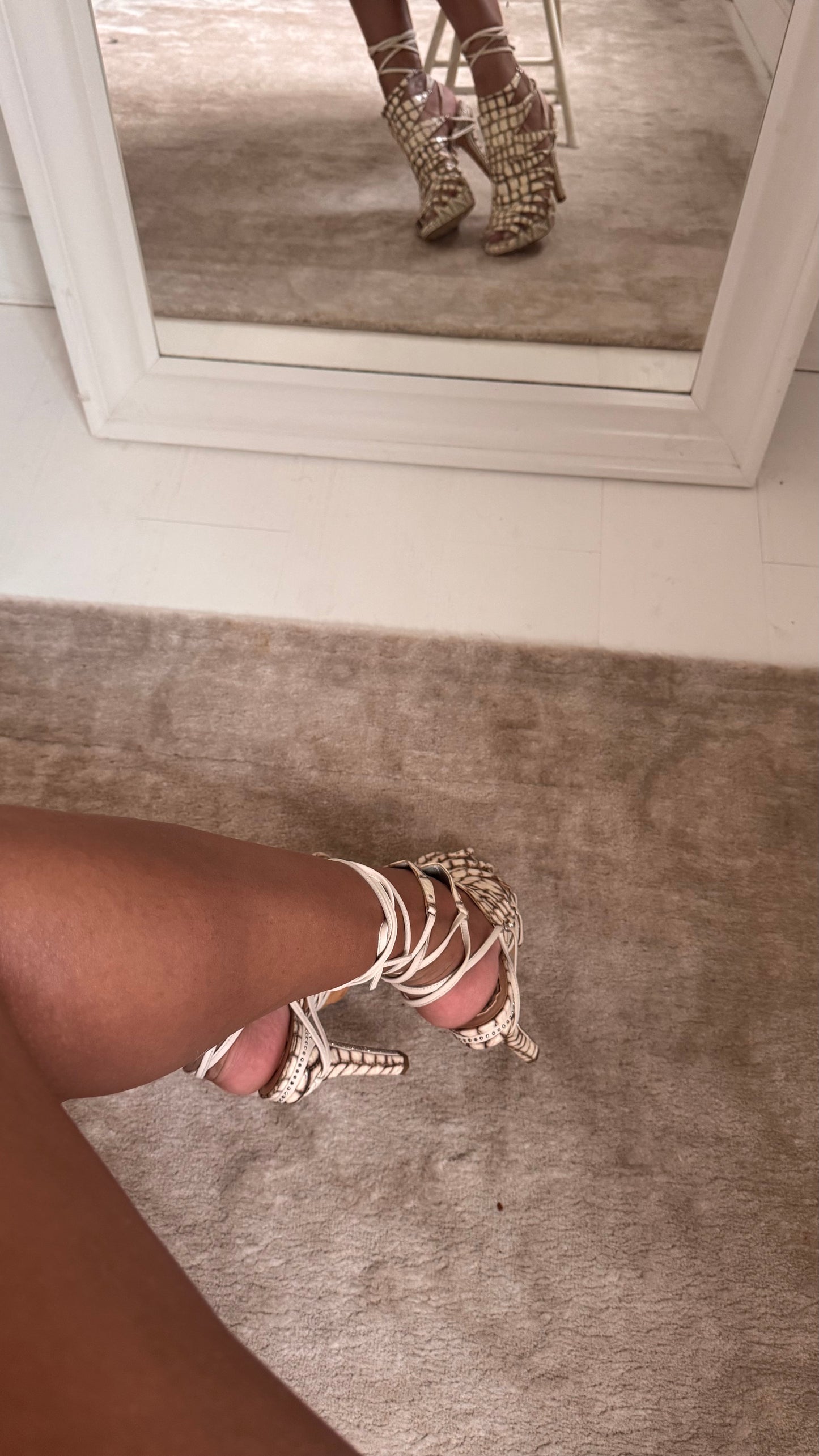 Dior Alligator Runway Heels - 38