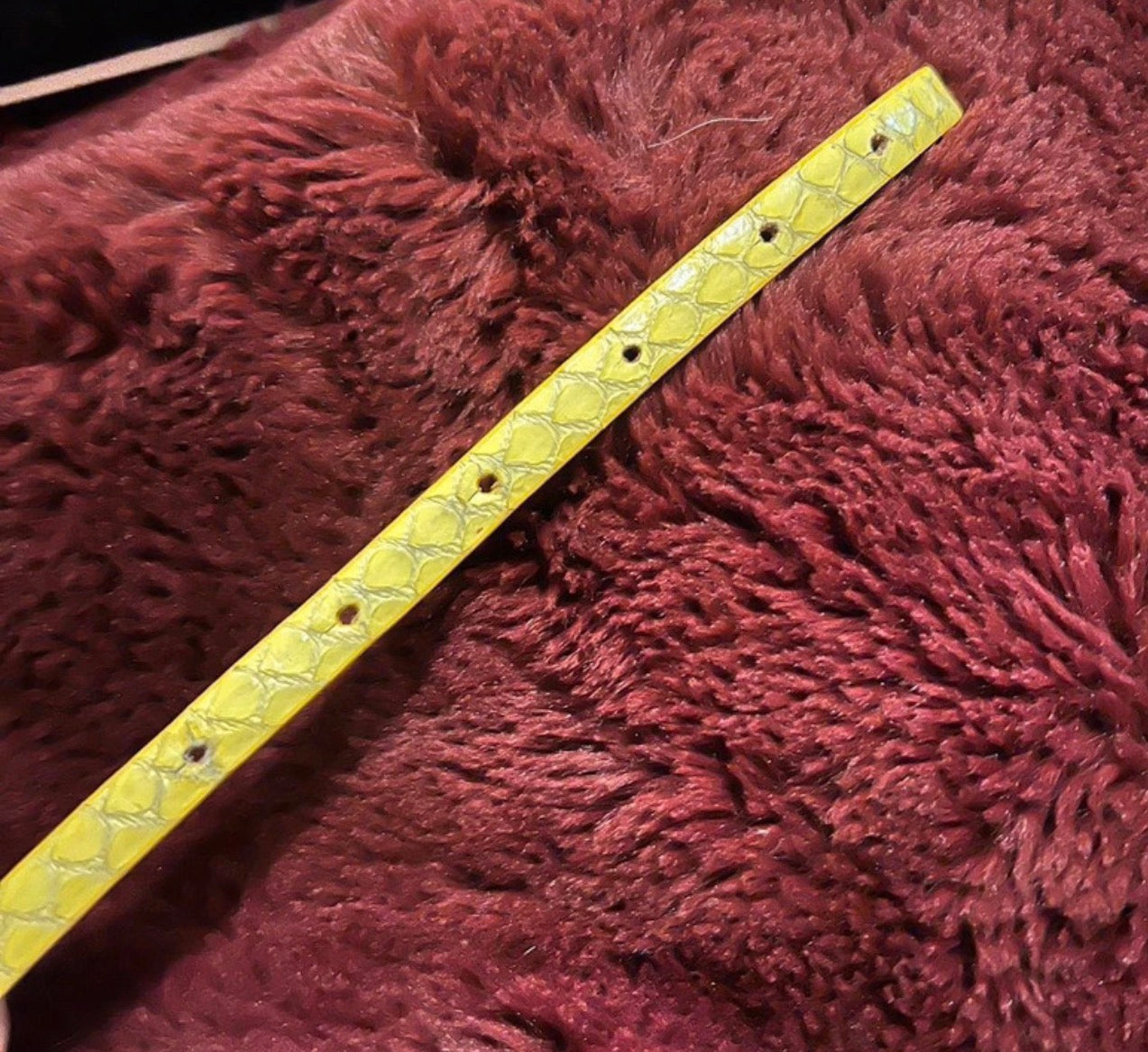 Chanel Python Belt