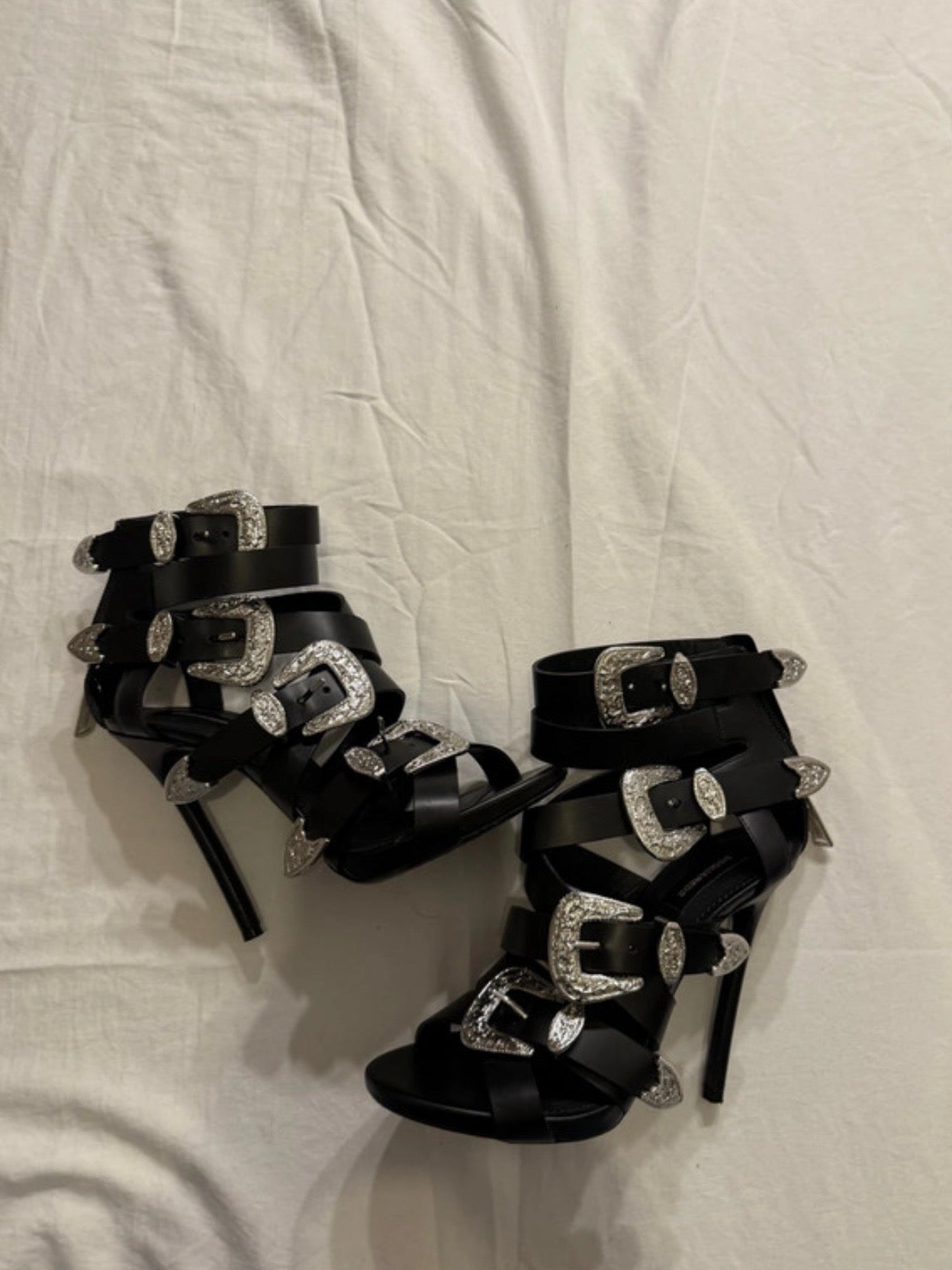 Dsquared2 Gothika Buckle Heel - 38