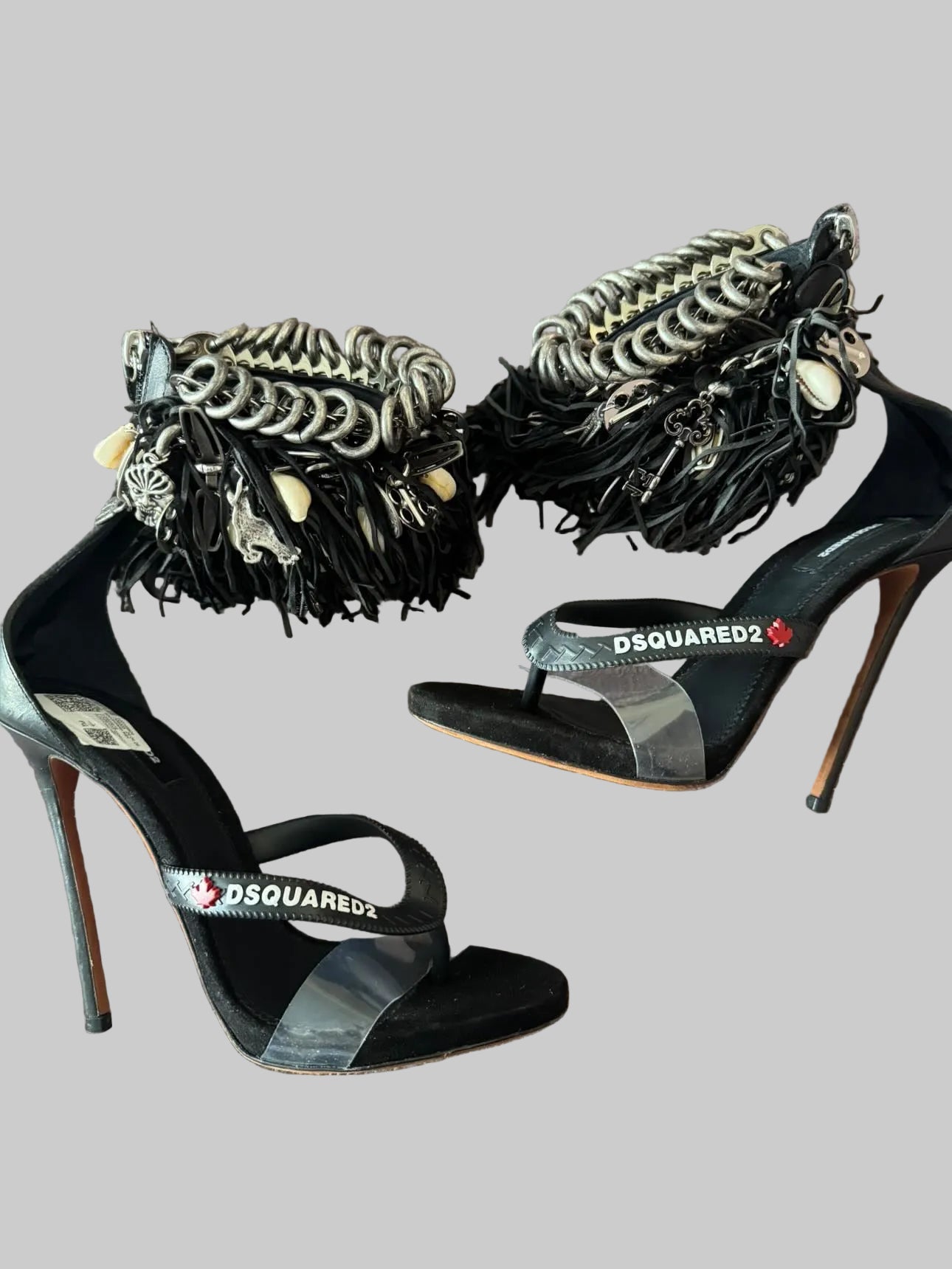 Dsquared2 Gothika Fringe Heel - 39