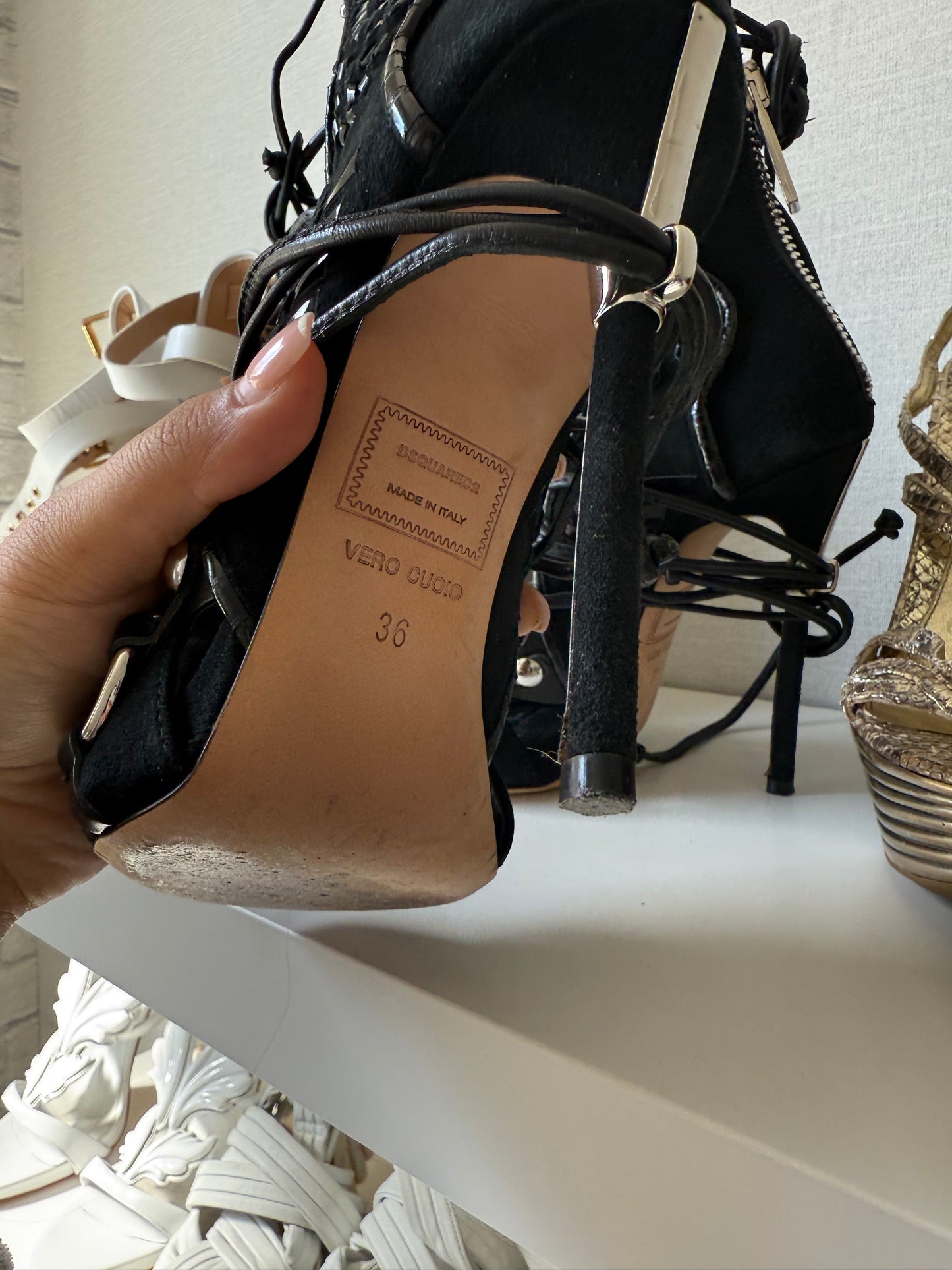 Dsquared2 Gladiator Heels - 36/37