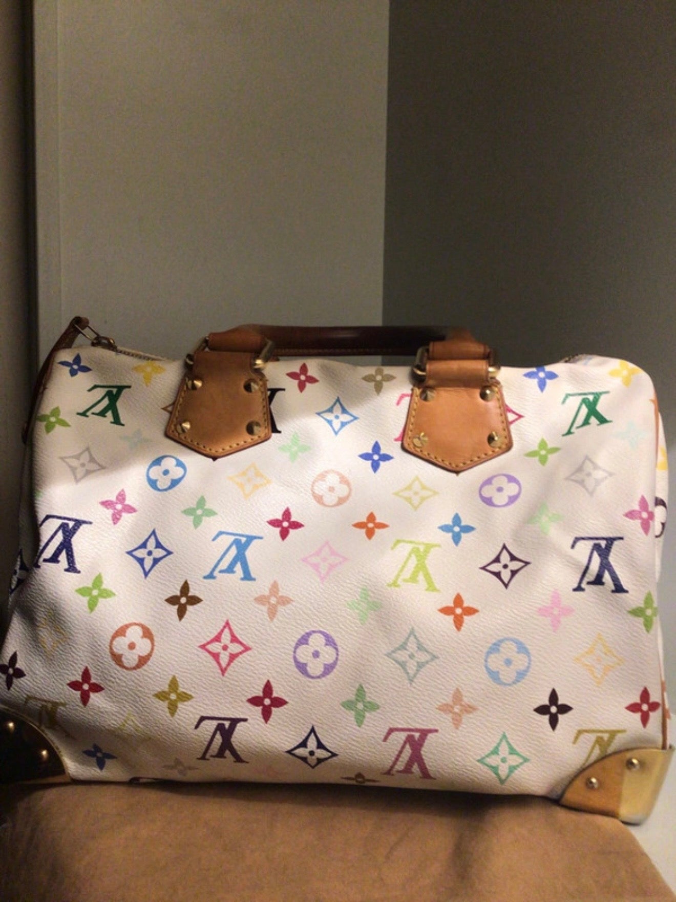Louis Vuitton x Takashi Murakami Speedy 30 Bag