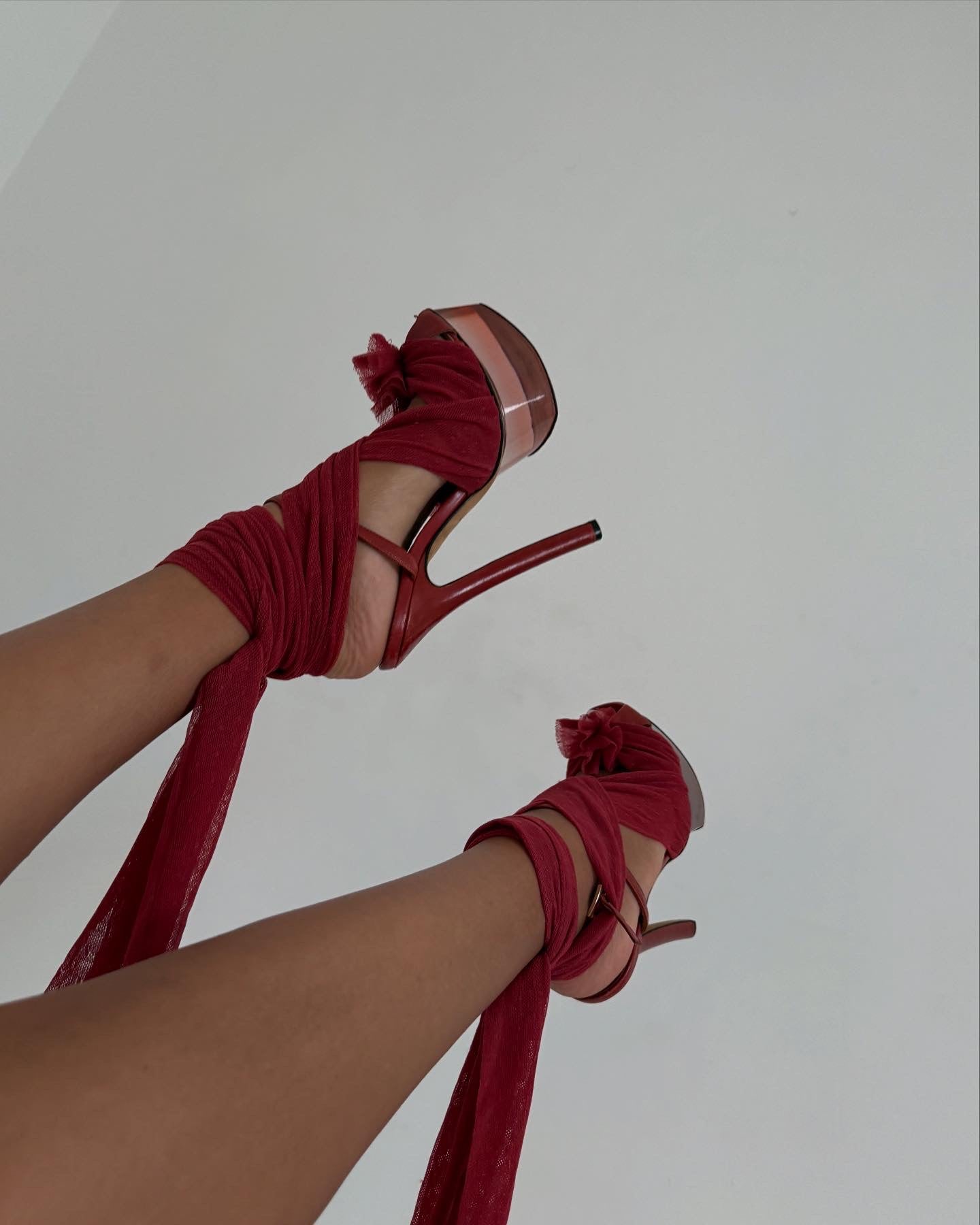 Fendi Cinderella Lucite Heels - 39