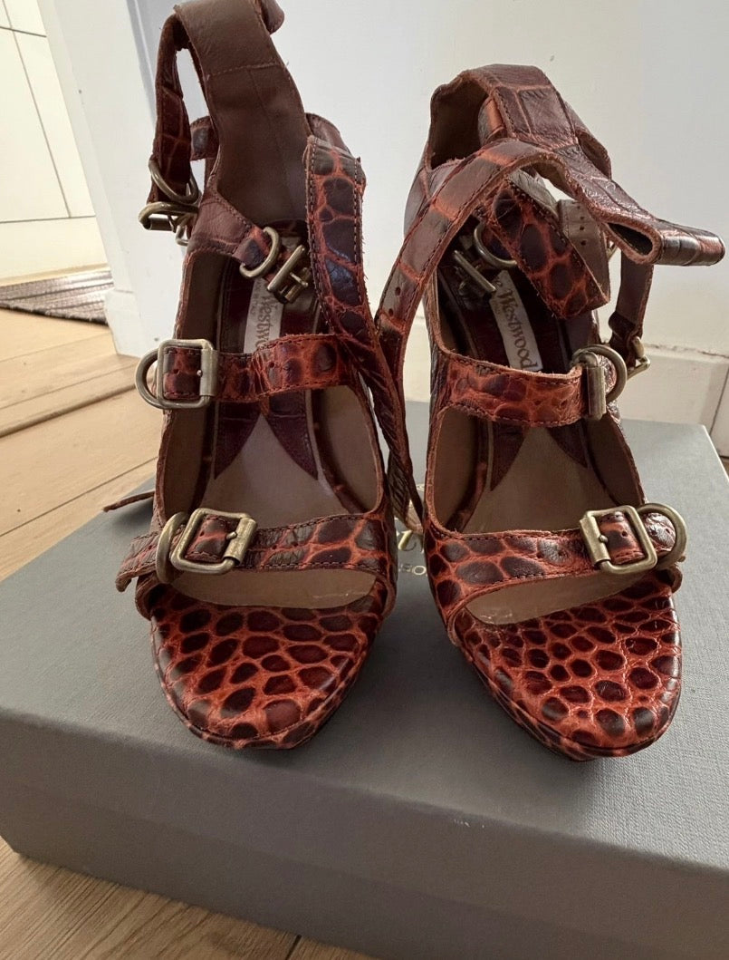 Vivienne Westwood Crocodile ss14 “Carrie” Heel - 36/36.5 + 37/37.5
