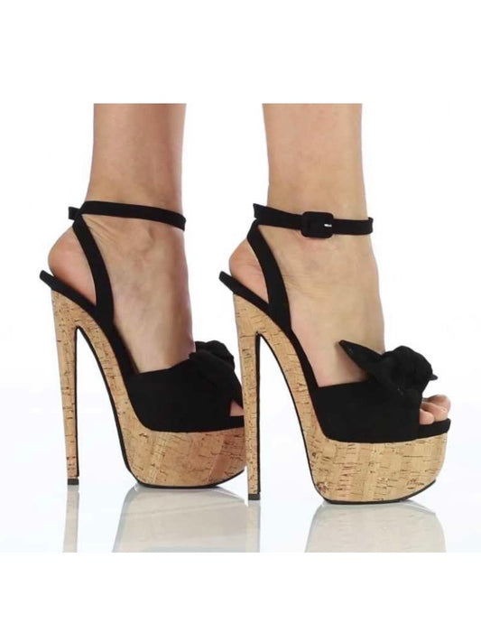 Giuseppe Zanotti Cork Platform Heels - 38.5