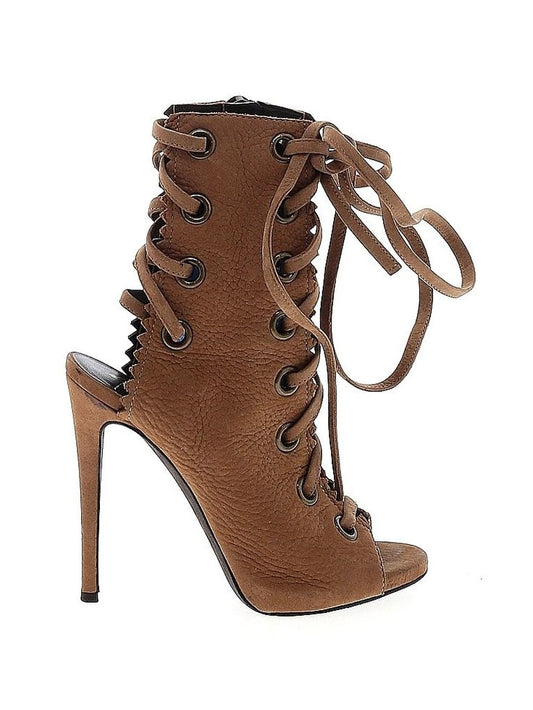 Giuseppe Zanotti Open Toe Lace Up Ankle Boots Brand New - 39