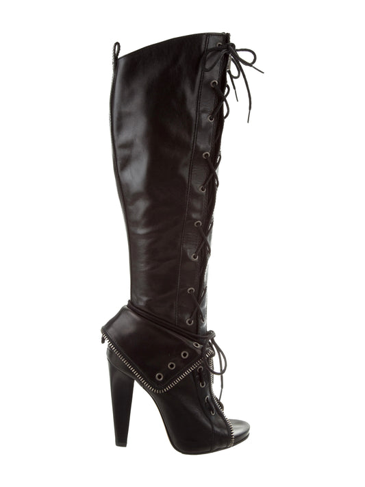 Alexander Wang Freya Lace Up Boot - 38