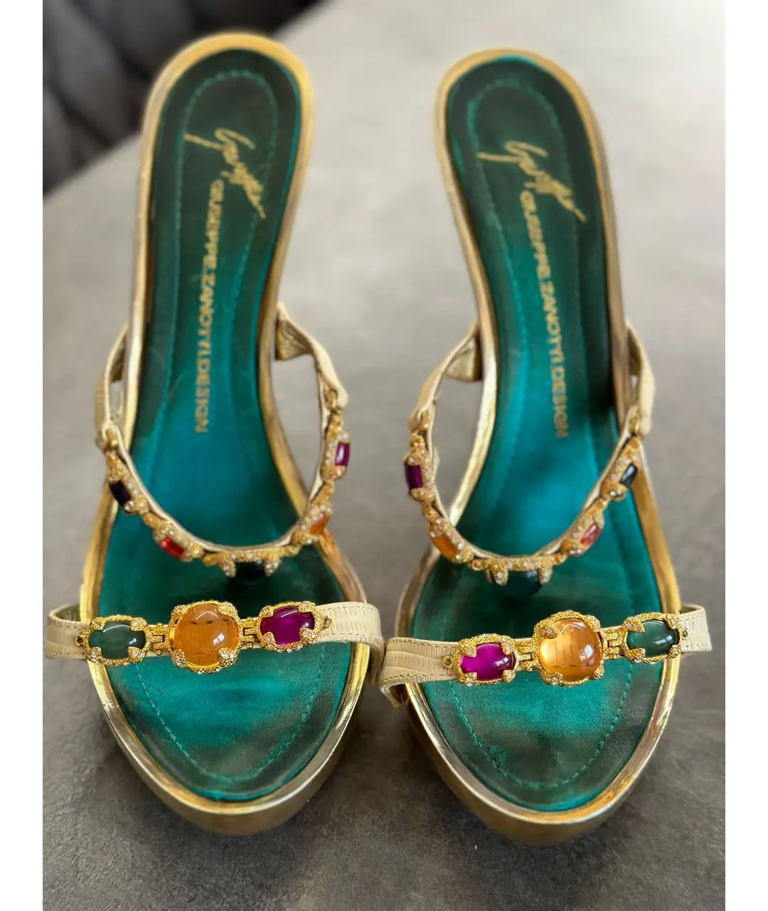 Giuseppe Zanotti Beaded Wedges - 40