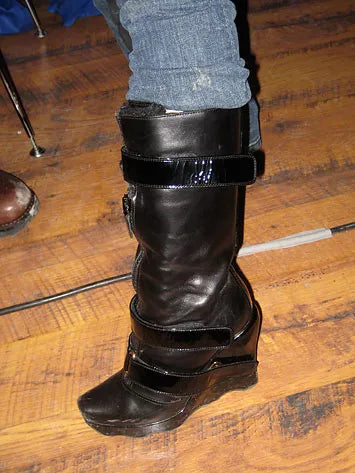 Louis Vuitton 2006 Runway Wedge Boots - 41