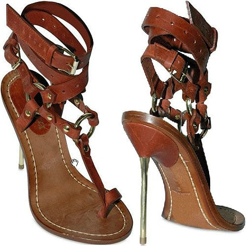 Emilio Pucci Spring 2011 Gladiator Bondage Heels - 39