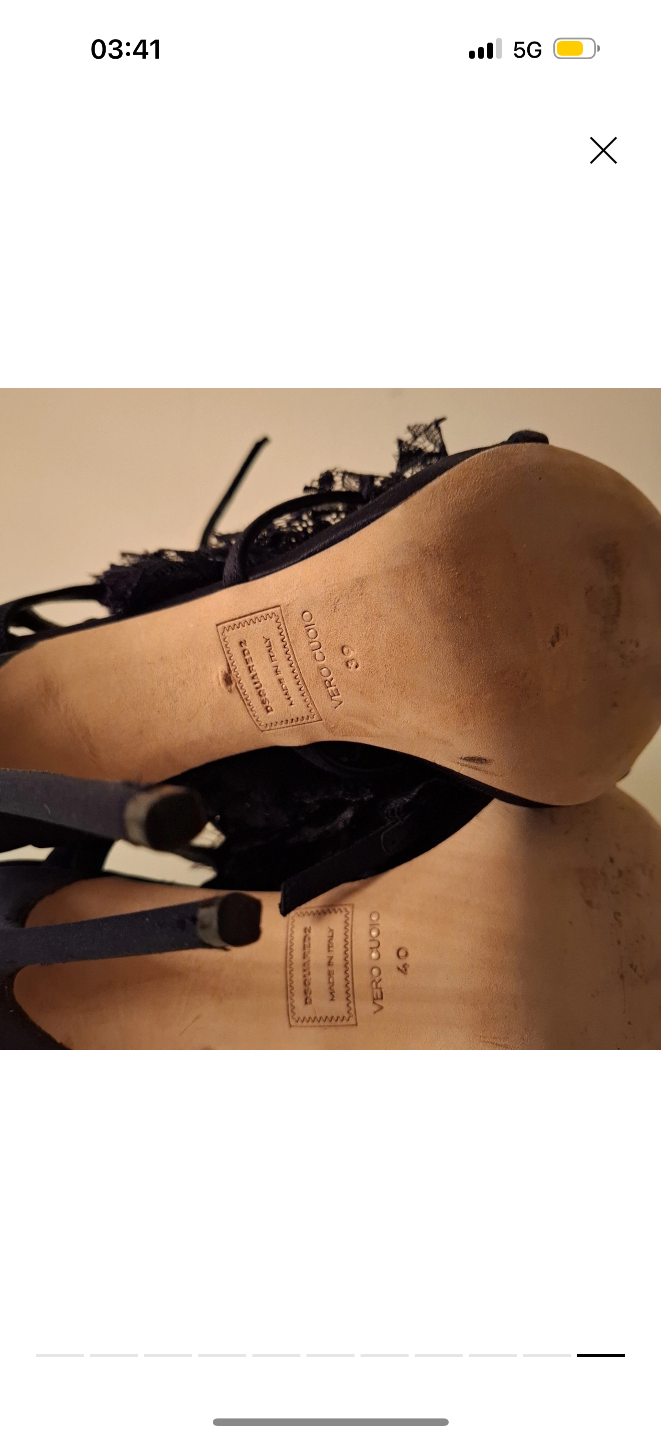 Dsquared2 Victorian Heels Brand New- 39/40