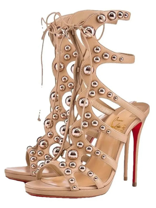 Christian Louboutin Amazoubille 120 Gladiator Heel - 38.5