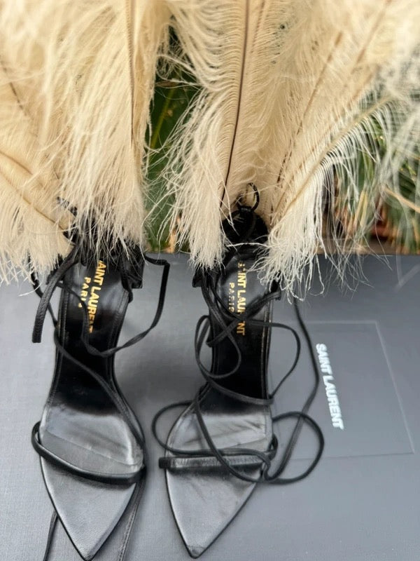 Saint Laurent Jamie Feather Heel - 37