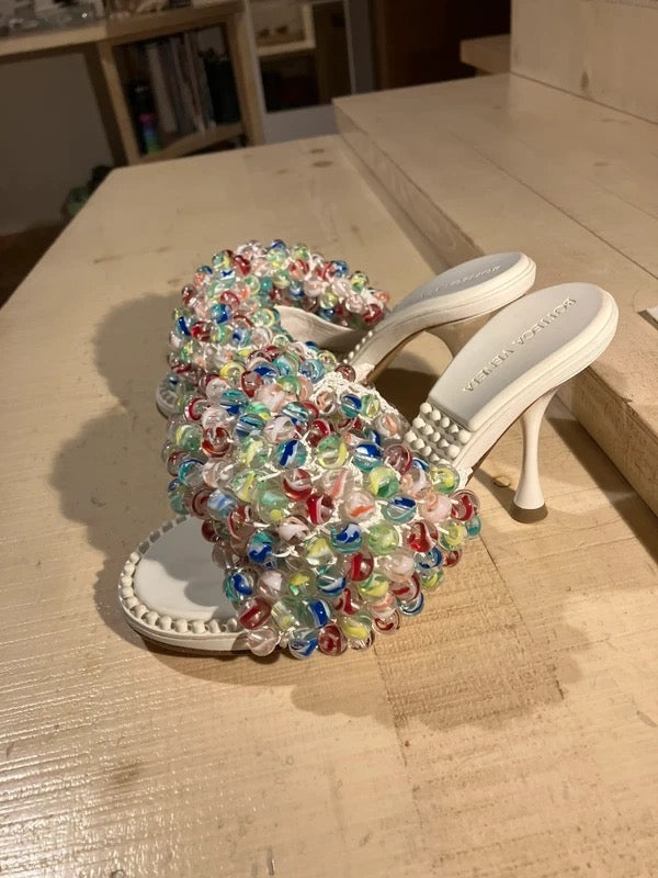 Bottega Veneta Marble Beads Brand New - 36