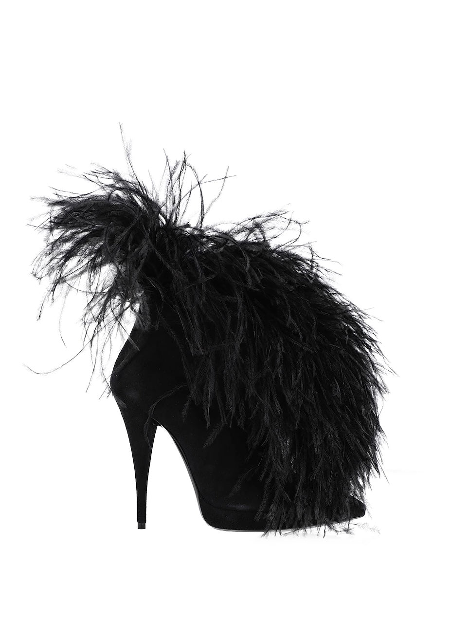 Saint Laurent Zizi Feather Runway Boots - 39