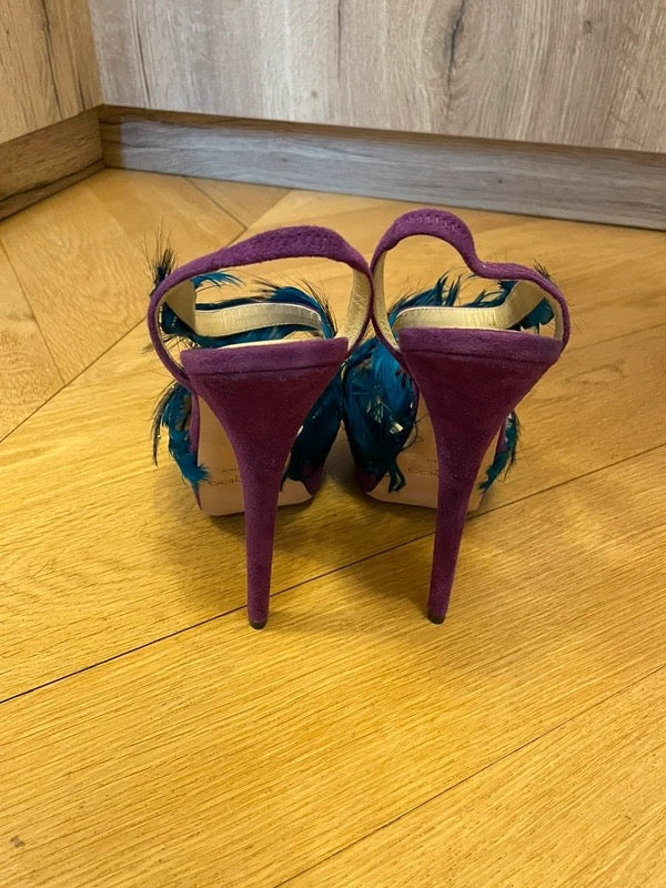 Jimmy Choo Feather Heels - 37