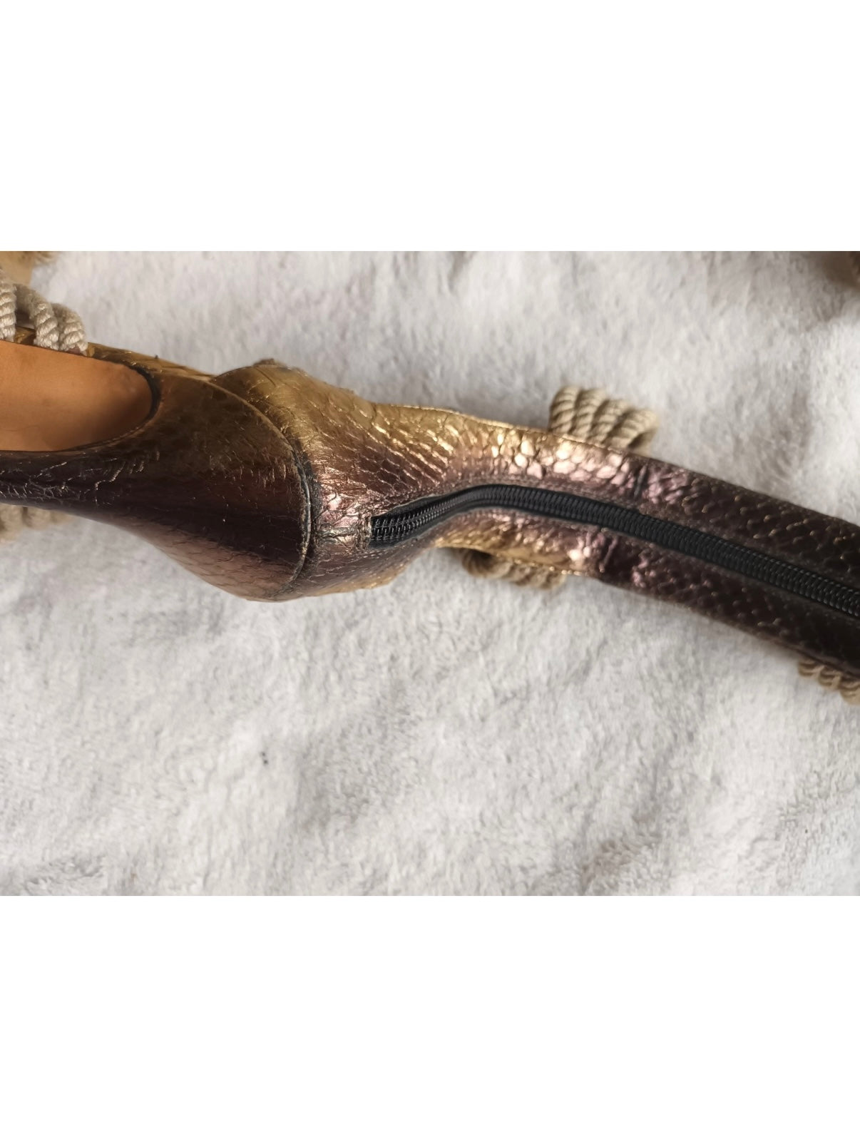 Jimmy Choo Lace Up Rope Boots - 36