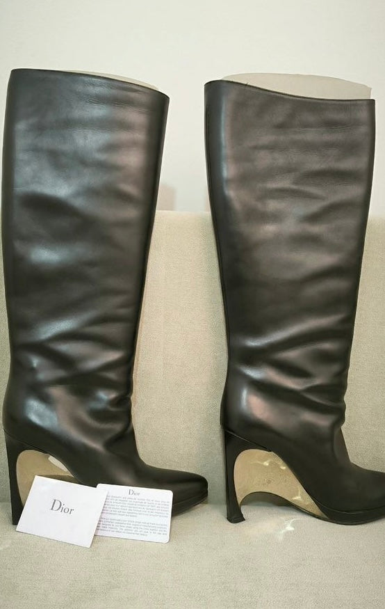 Dior by Raf Simons Mirror Wedge Heel - 39