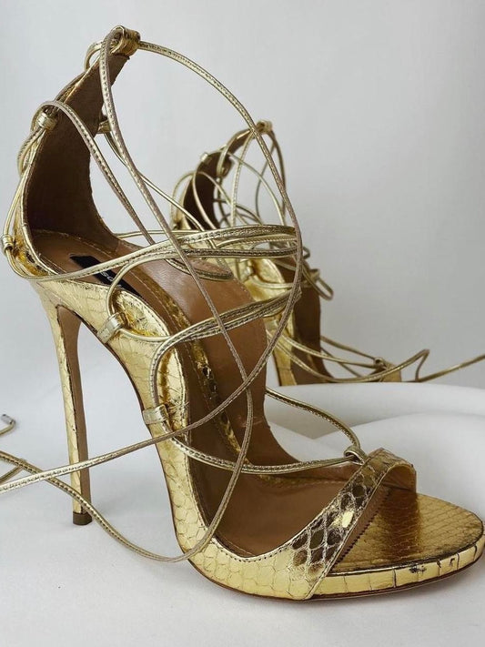 Dsquared2 Riri Lace Up Heels Brand New - 38/38.5