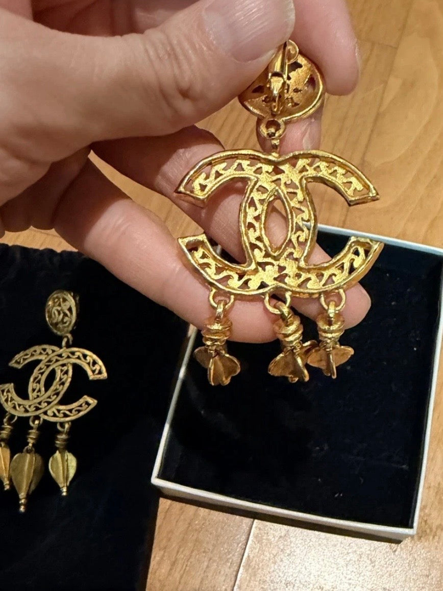 Chanel Vintage Dangle Earrings