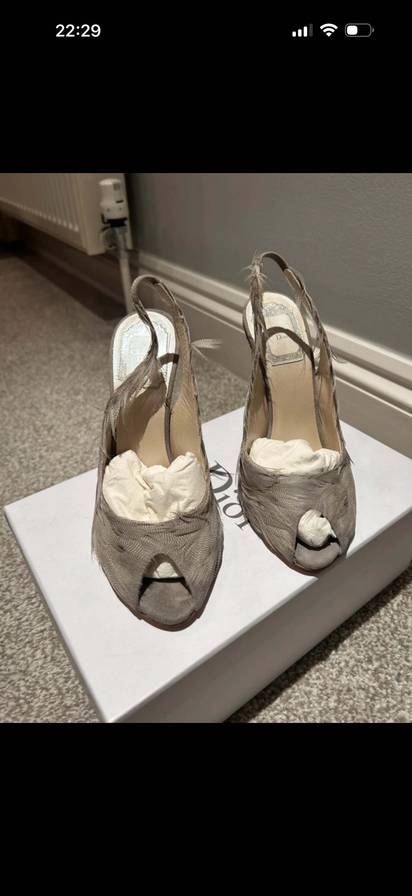 Dior Feather Heels - 36.5/37
