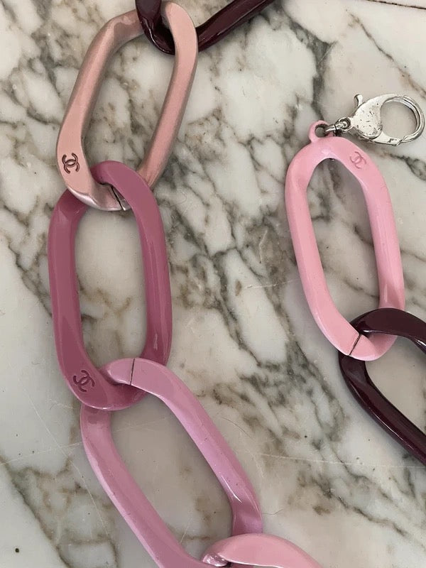 Chanel Acrylic Link Belt