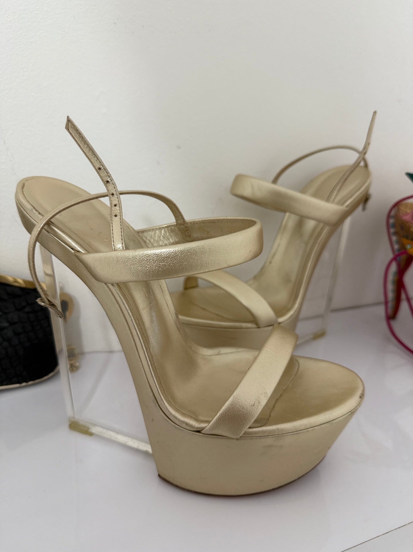 Casadei Perspex Wedges - 39