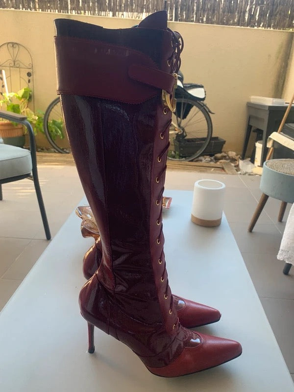 Dior Galliano CD Buckle Boots - 39