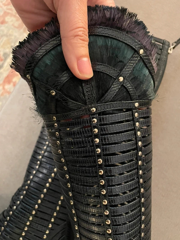 Sergio Rossi Gladiator Boots - 36