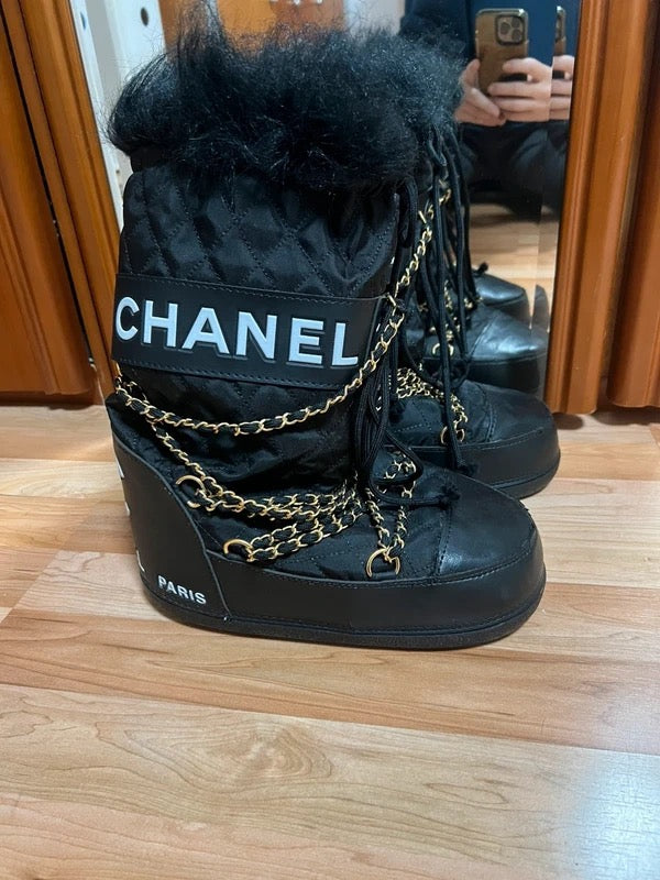 Chanel Apres Ski Moon Boots - 38/40