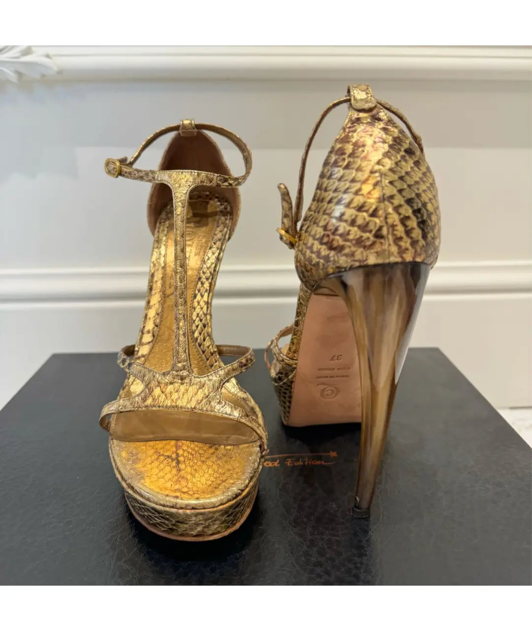 Alexander Mcqueen Python Heels - 37