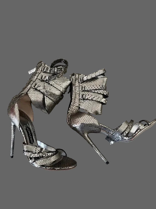 Tom Ford Python Gladiator Heels Brand New - 39