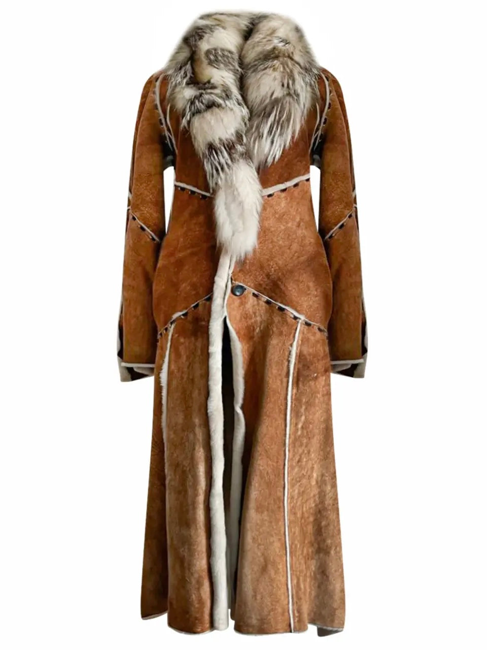 Roberto Cavalli Reversible Fox Fur Coat - S