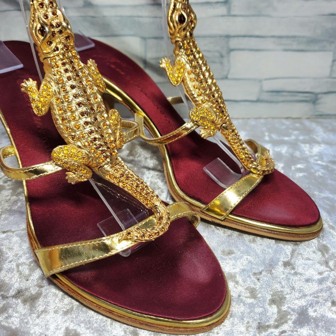 Giuseppe Zanotti Crocodile Heels - 37