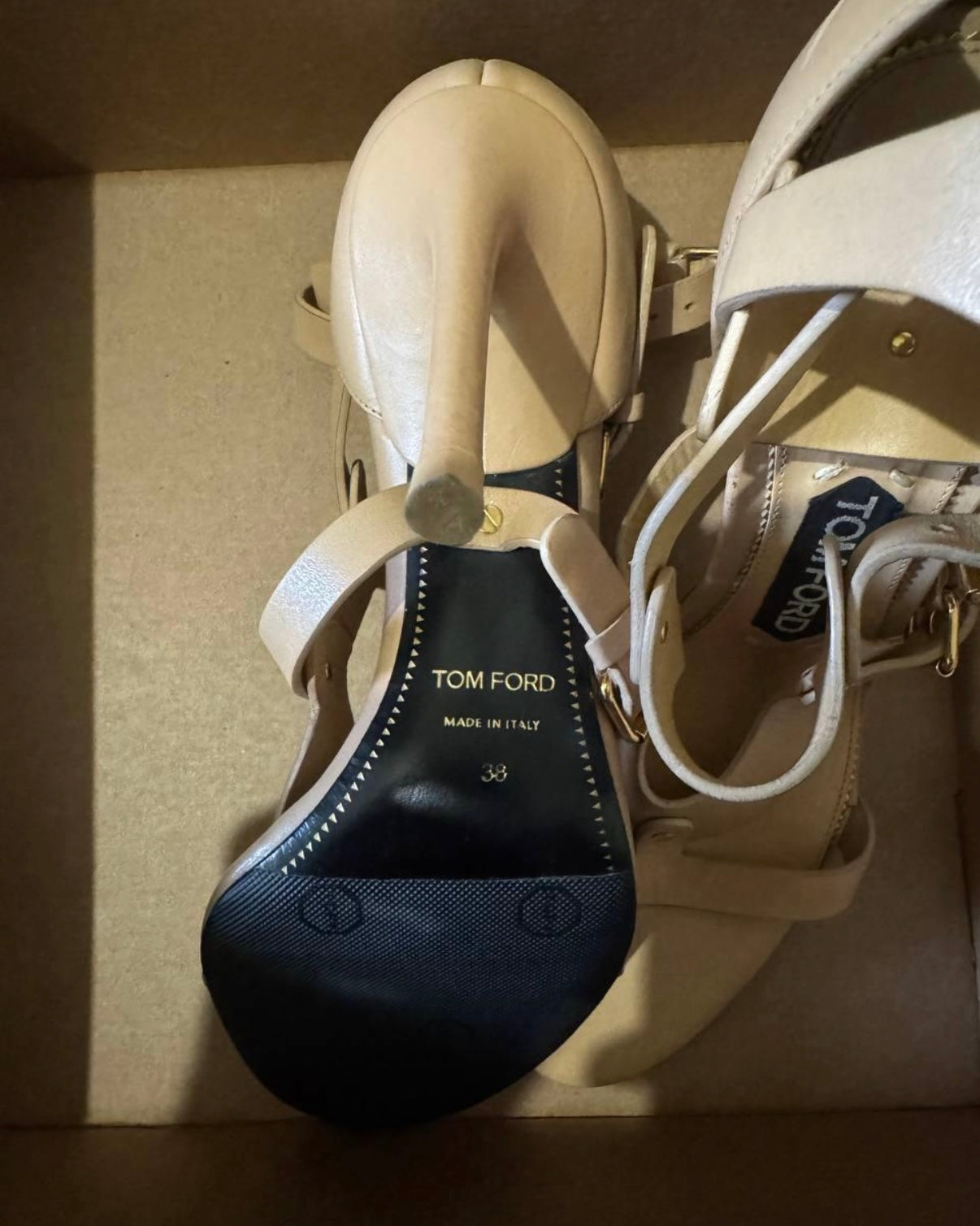 Tom Ford Gladiator Heels - 38