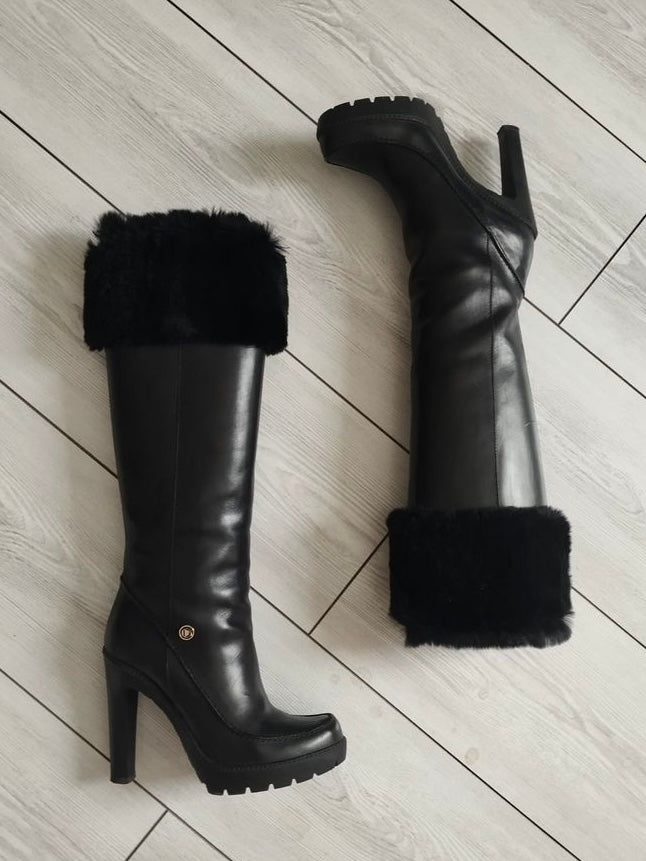 Dior Fur Boots - 36