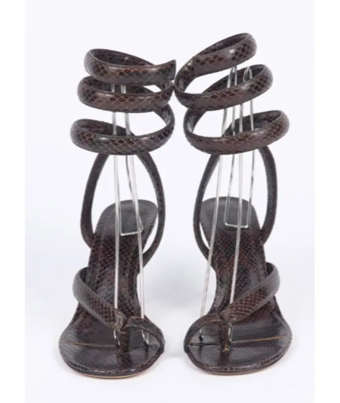 Botegga Venetta Python Spiral Heels - 40