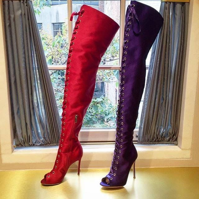 Gianvito Rossi Marie Satin Lace Up Boots Brand New - 39