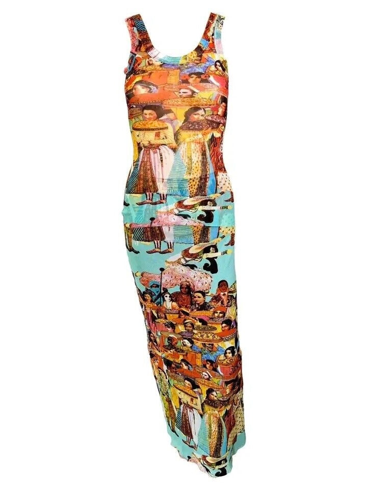 Jean Paul Soleil Mesh Dress - S