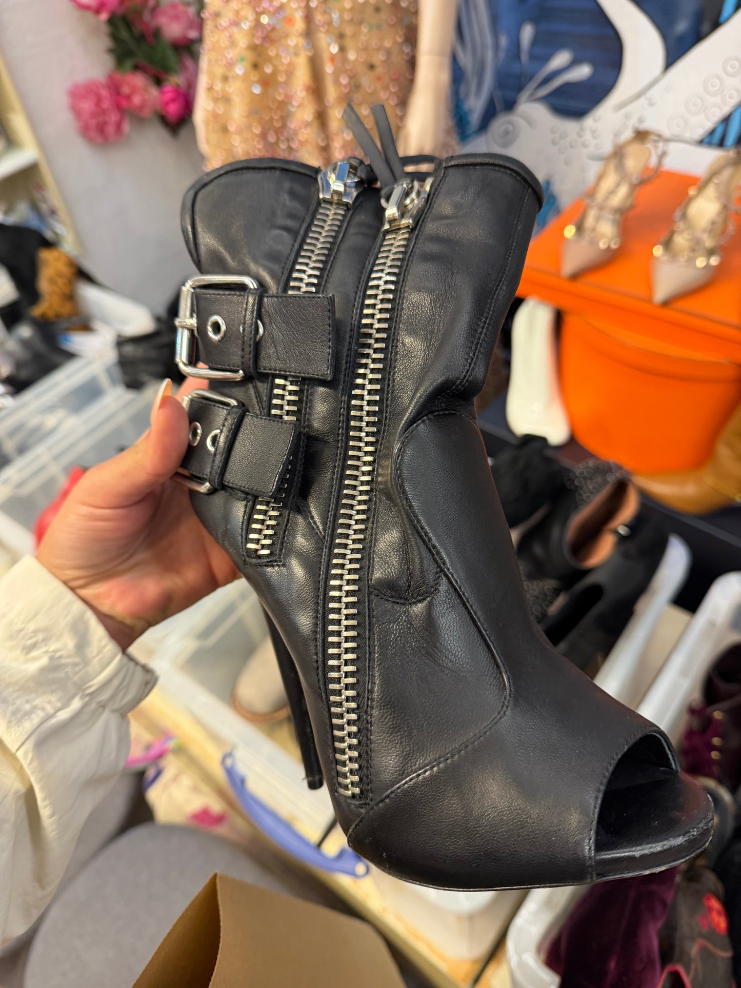 Giuseppe Zanotti Buckled Boots - 38.5