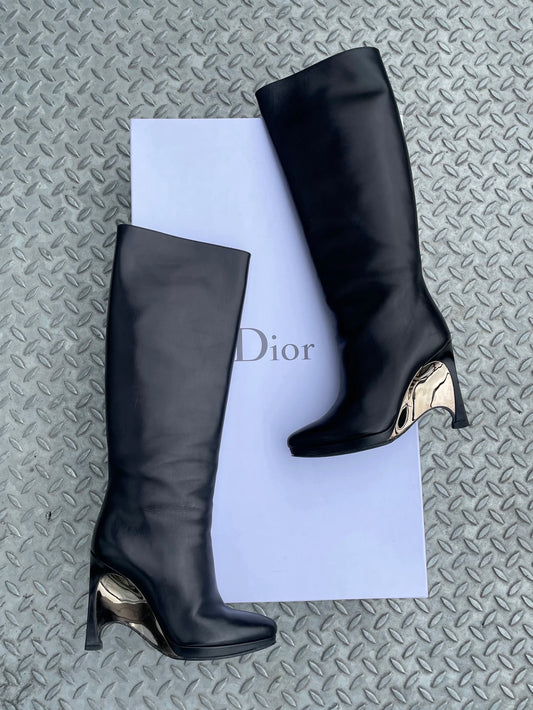 Dior by Raf Simons Mirror Wedge Heel - 39