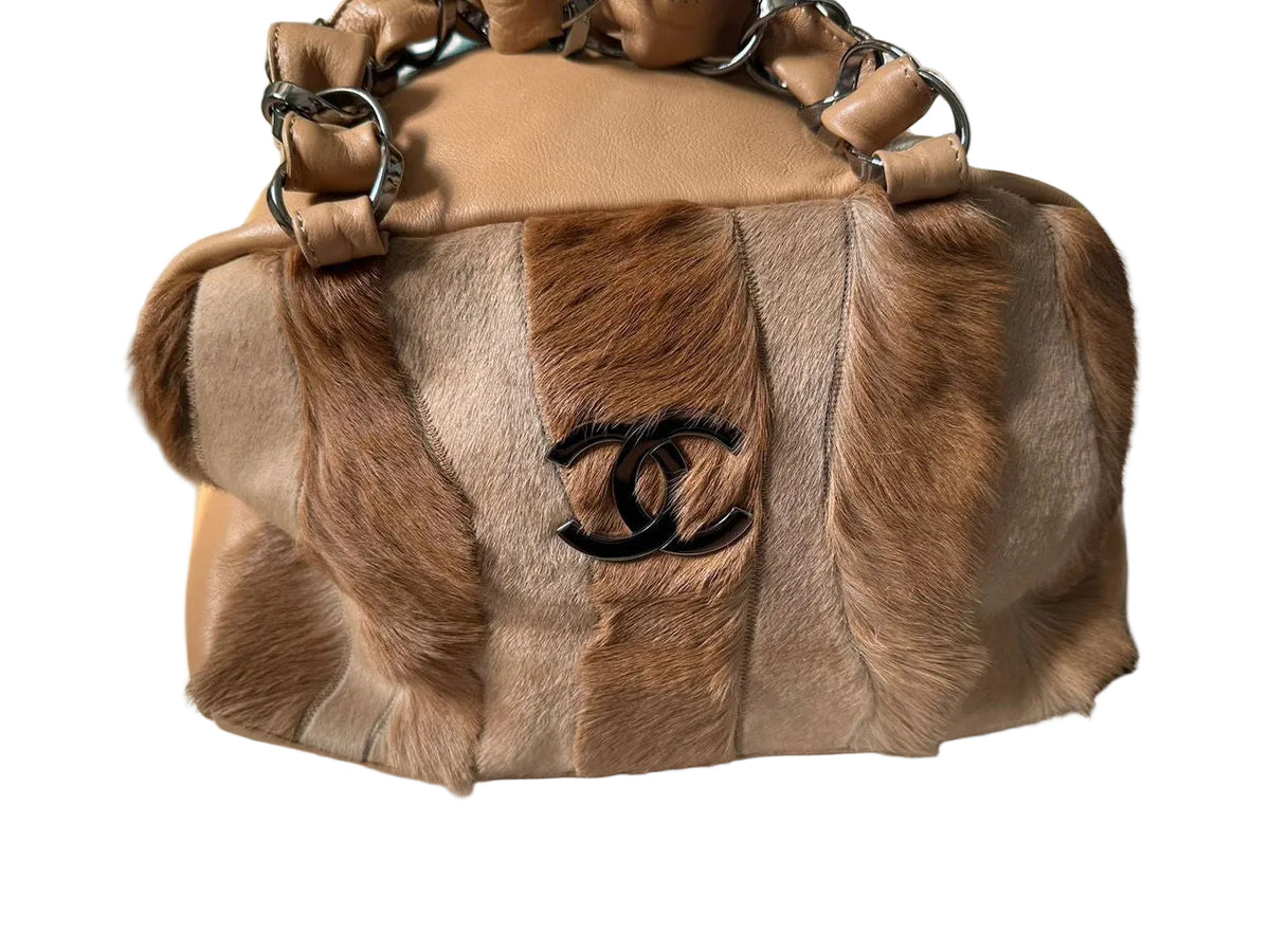 Chanel Pony Hair Bowling Bag