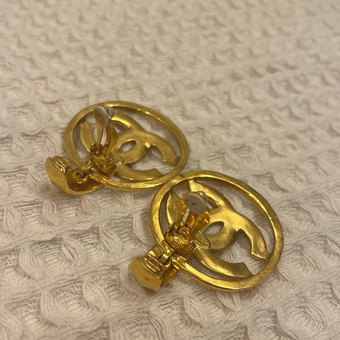 Chanel 1990s CC Earrings