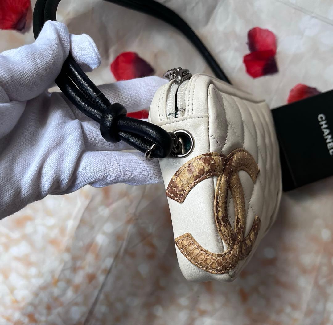 Chanel Cambon with Python CC Bag