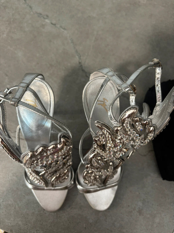 Giuseppe Zanotti Cruel Summer Embellished Heels - 38