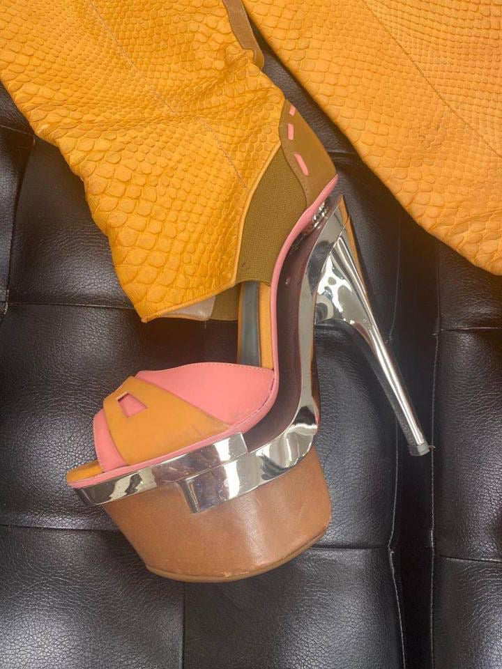 Versace Python Boot - 36.5